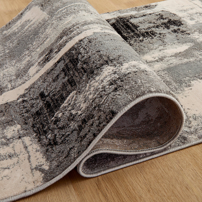 Artema Gray Painterly - U6008 - 3' x 8' Runner