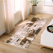 Artema Brown Painterly - U6009 - 3' x 8' Runner
