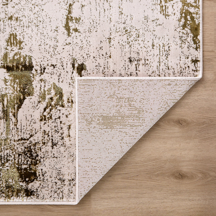 Eclectic Luxe Gold Painterly - U6012 - 3' x 8' Runner