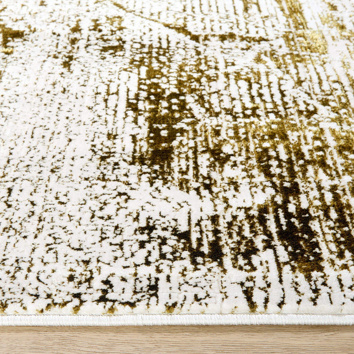 Eclectic Luxe Gold Painterly - U6012 - 7' x 9'