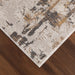 Veleka Gray Beige Painterly - U6014 - 3' x 8' Runner