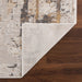 Veleka Gray Beige Painterly - U6014 - 3' x 8' Runner