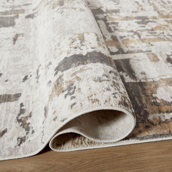 Veleka Gray Beige Painterly - U6014 - 7' x 9'
