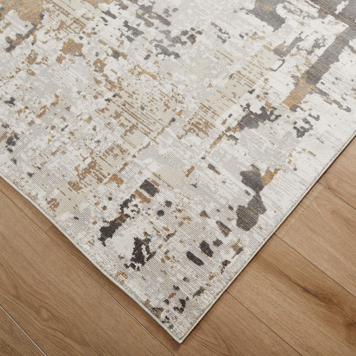 Veleka Gray Beige Painterly - U6014 - 7' x 9'