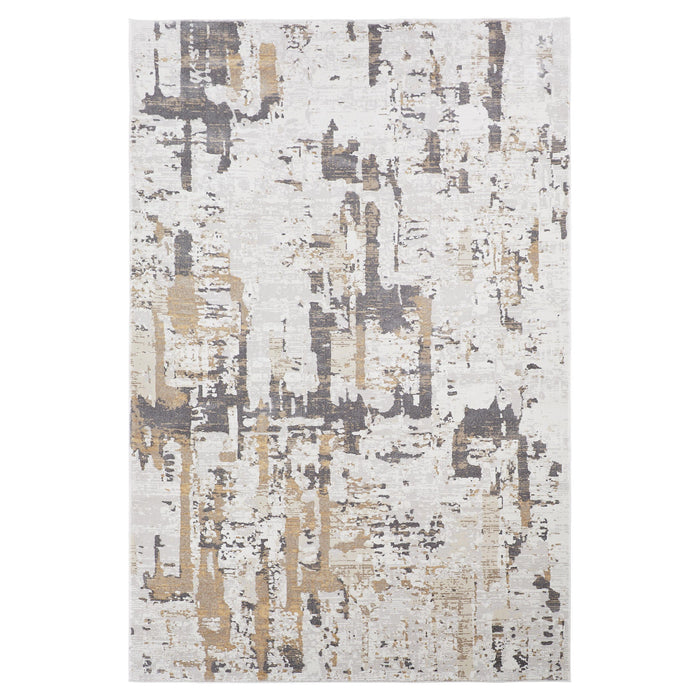 Veleka Gray Beige Painterly - U6014 - 10' x 13'
