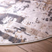 Veleka Gray Beige Painterly - U6014 - 8' Round