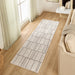 Timeless Luxe Black Ivory Linear Geometric - U6015 - 3' x 8' Runner