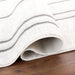 Timeless Luxe Black Ivory Linear Geometric - U6015 - 7' x 9'