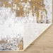 Veleka Gray Gold Painterly - U6017 - 5' x 8'