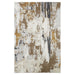 Veleka Gray Gold Painterly - U6018 - 2' x 3'