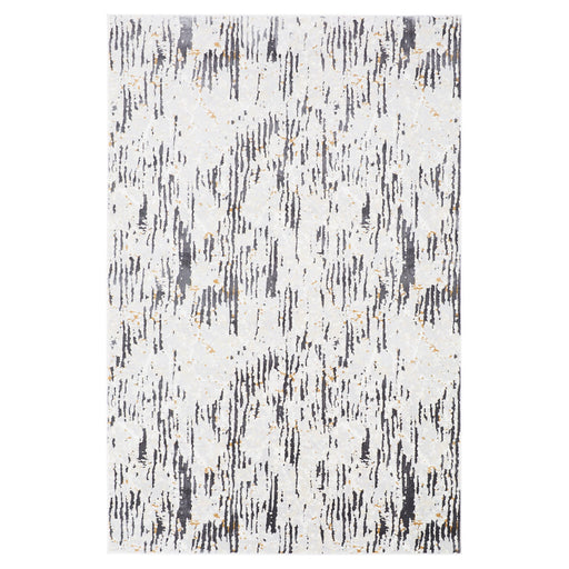Veleka Gray Gold Stripe - U6019 - 5' x 8'