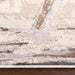 Veleka Gray Gold Brush Stroke - U6020 - 3' x 8' Runner
