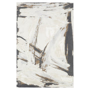 Veleka Gray Gold Brush Stroke - U6020 - 5' x 8'