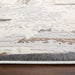 Veleka Gray Gold Brush Stroke - U6020 - 2' x 3'