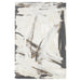 Veleka Gray Gold Brush Stroke - U6020 - 2' x 3'