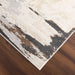 Veleka Gray Gold Brush Stroke - U6020 - 5' x 8'