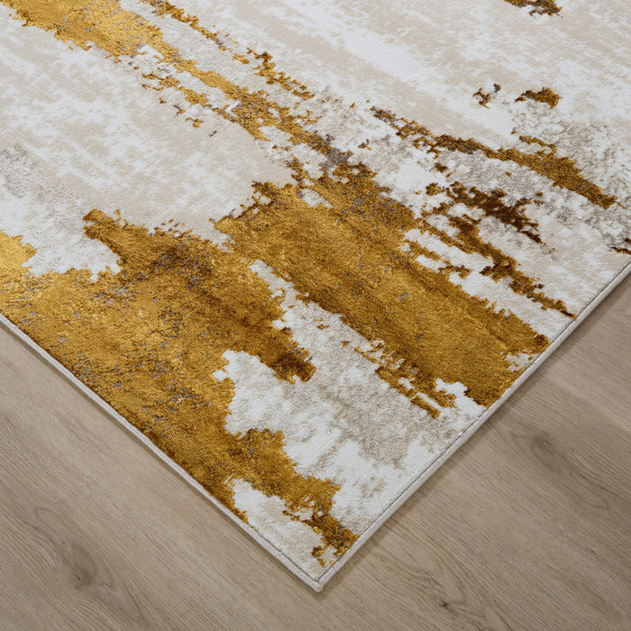 Sibel Gold Painterly - U7001 - 8' x 11'