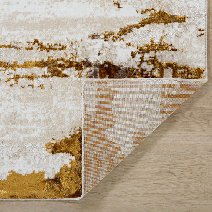 Sibel Gold Painterly - U7001 - 10' x 13'