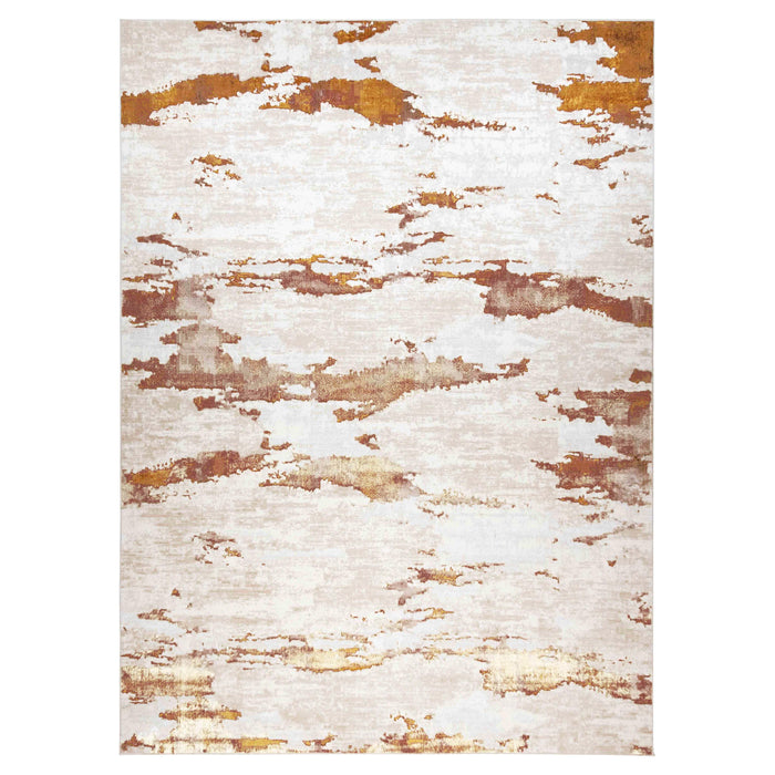 Sibel Gold Painterly - U7001 - 5' x 8'