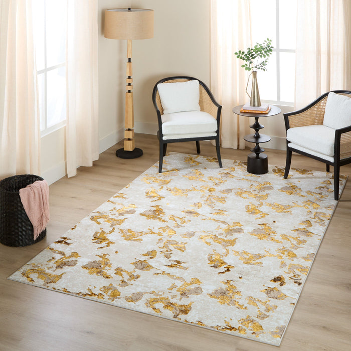 Sibel Gold Painterly - U7002 - 10' x 13'