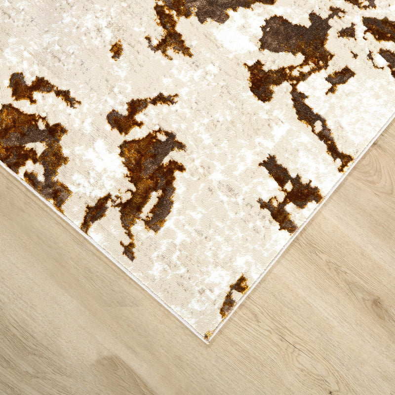 Sibel Gold Painterly - U7002 - 5' x 8'