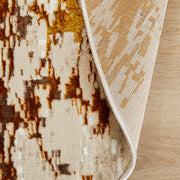 Sibel Gold Painterly - U7003 - 8' Round