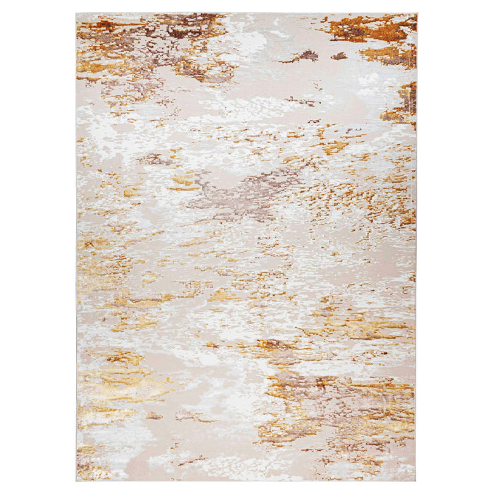 Sibel Gold Painterly - U7003 - 7' x 9'