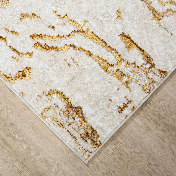 Sibel Gold Marbled - U7005 - 7' x 9'