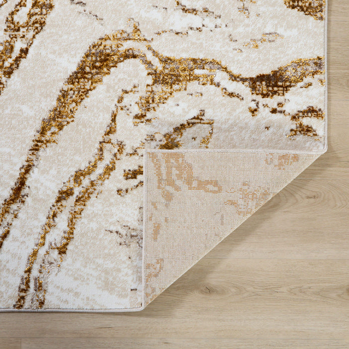 Sibel Gold Marbled - U7005 - 10' x 13'