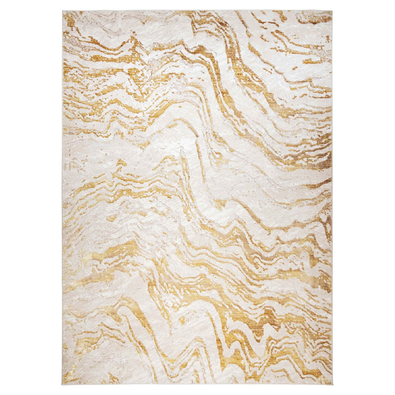 Sibel Gold Marbled - U7005 - 5' x 8'