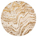 Sibel Gold Marbled - U7005 - 7' Round