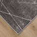 Livenza Black Linear Geometric - U7006 - 3' x 8' Runner