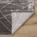 Livenza Black Linear Geometric - U7006 - 3' x 8' Runner