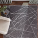Livenza Black Linear Geometric - U7006 - 10' x 13'