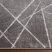 Livenza Black Linear Geometric - U7006 - 7' x 9'