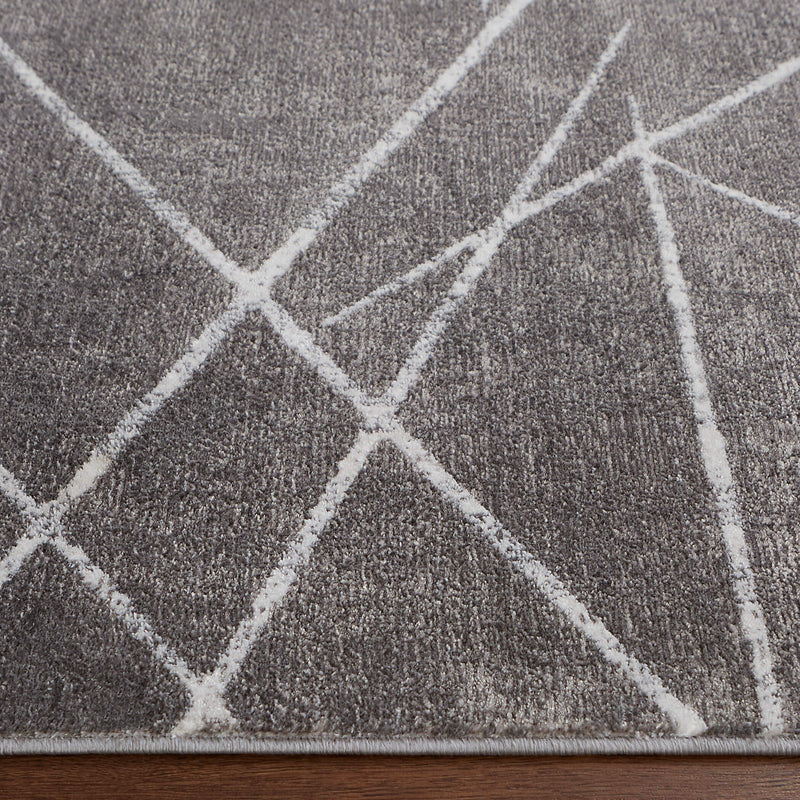 Livenza Black Linear Geometric - U7006 - 5' x 8'