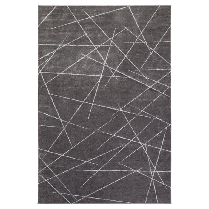 Livenza Black Linear Geometric - U7006 - 2' x 3'