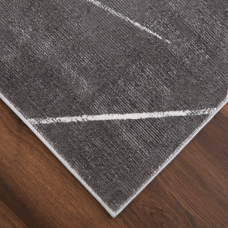 Livenza Black Linear Geometric - U7006 - 5' x 8'