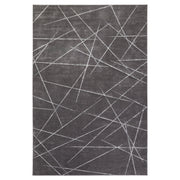 Livenza Black Linear Geometric - U7006 - 5' x 8'