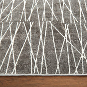 Livenza Gray Linear Geometric - U7007 - 3' x 8' Runner