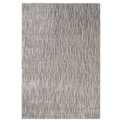 Livenza Gray Linear Geometric - U7007 - 5' x 8'