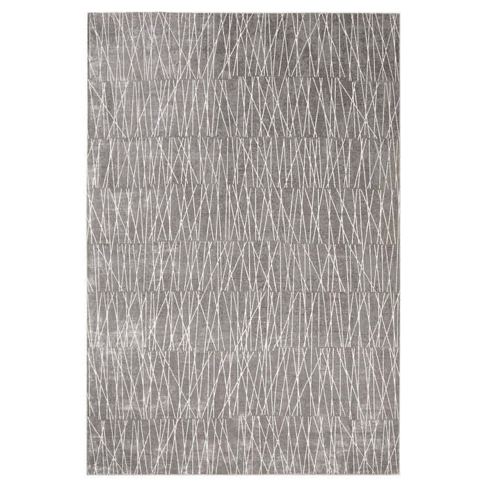 Livenza Gray Linear Geometric - U7007 - 10' x 13'
