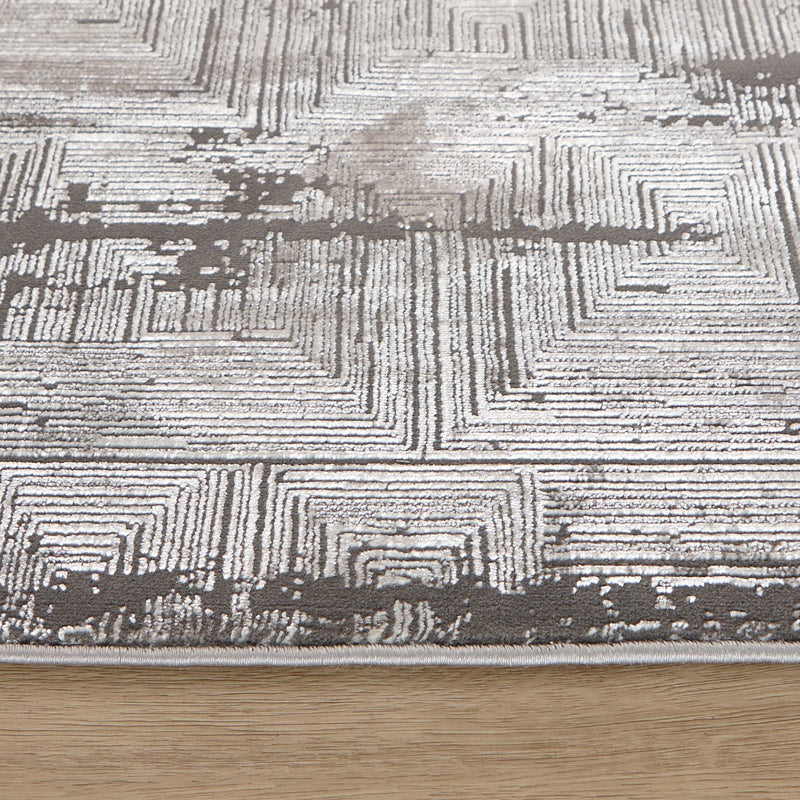 Livenza Gray Monochromatic - U7008 - 3' x 8' Runner
