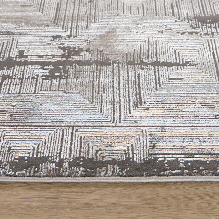 Livenza Gray Monochromatic - U7008 - 3' x 8' Runner