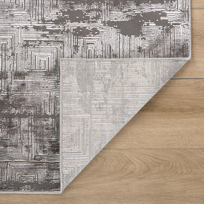 Livenza Gray Monochromatic - U7008 - 3' x 8' Runner