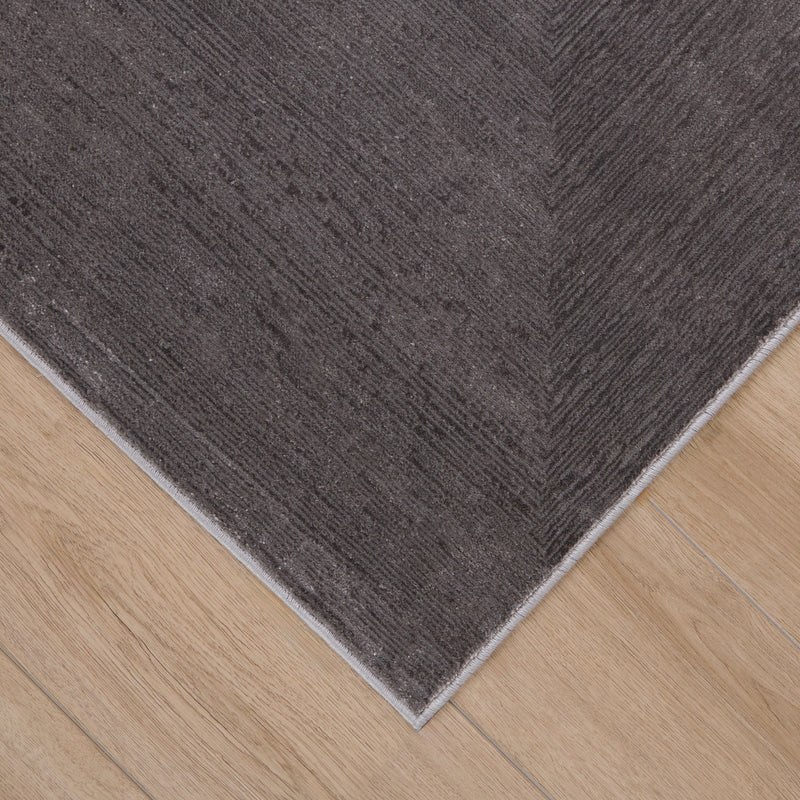Livenza Gray Linear Geometric - U7010 - 3' x 8' Runner