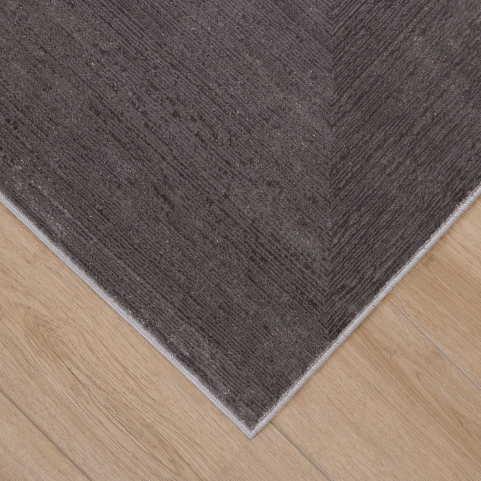 Livenza Gray Linear Geometric - U7010 - 3' x 8' Runner