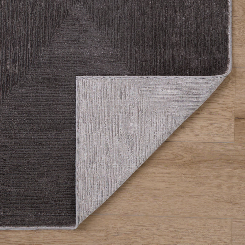 Livenza Gray Linear Geometric - U7010 - 3' x 8' Runner