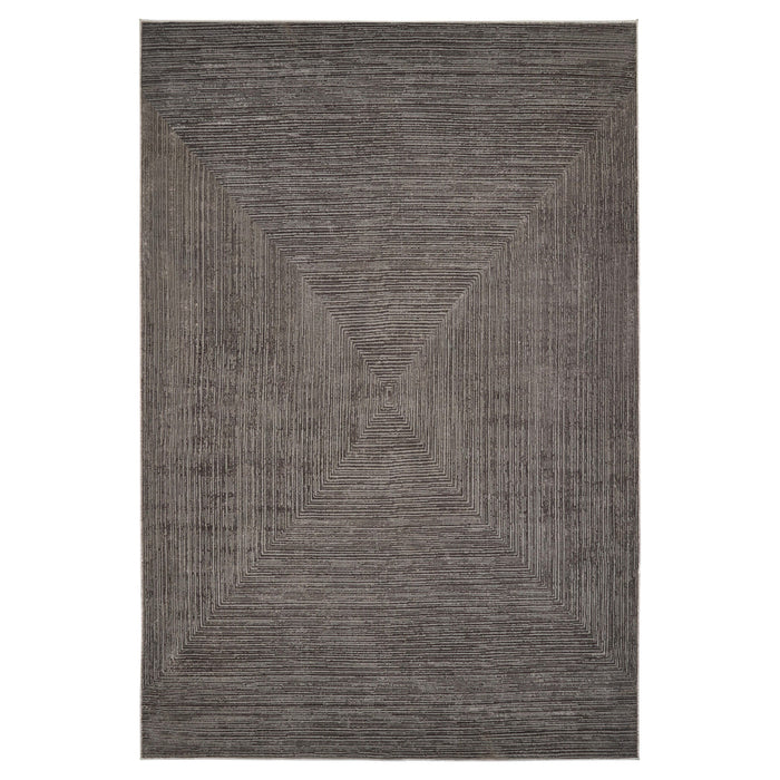 Livenza Gray Linear Geometric - U7010 - 2' x 3'