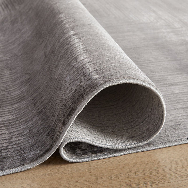 Livenza Gray Linear Geometric - U7010 - 5' x 8'